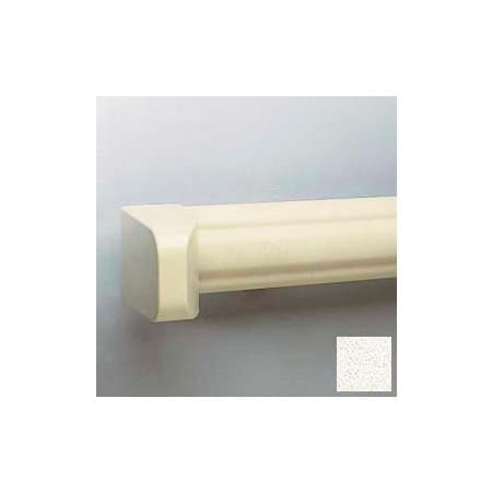Pawling Bed Bumper, 3-13/16"H x 4'L, Mission White BL-4-554